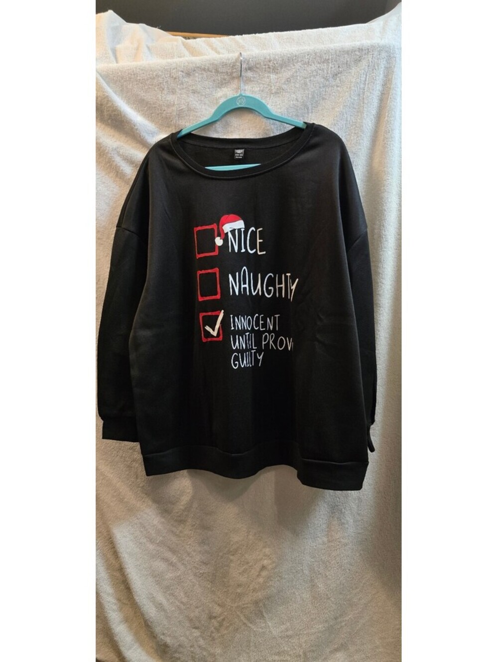 SHEIN Curve Black Plus Size Graphic Sweatshirt Size 24/26